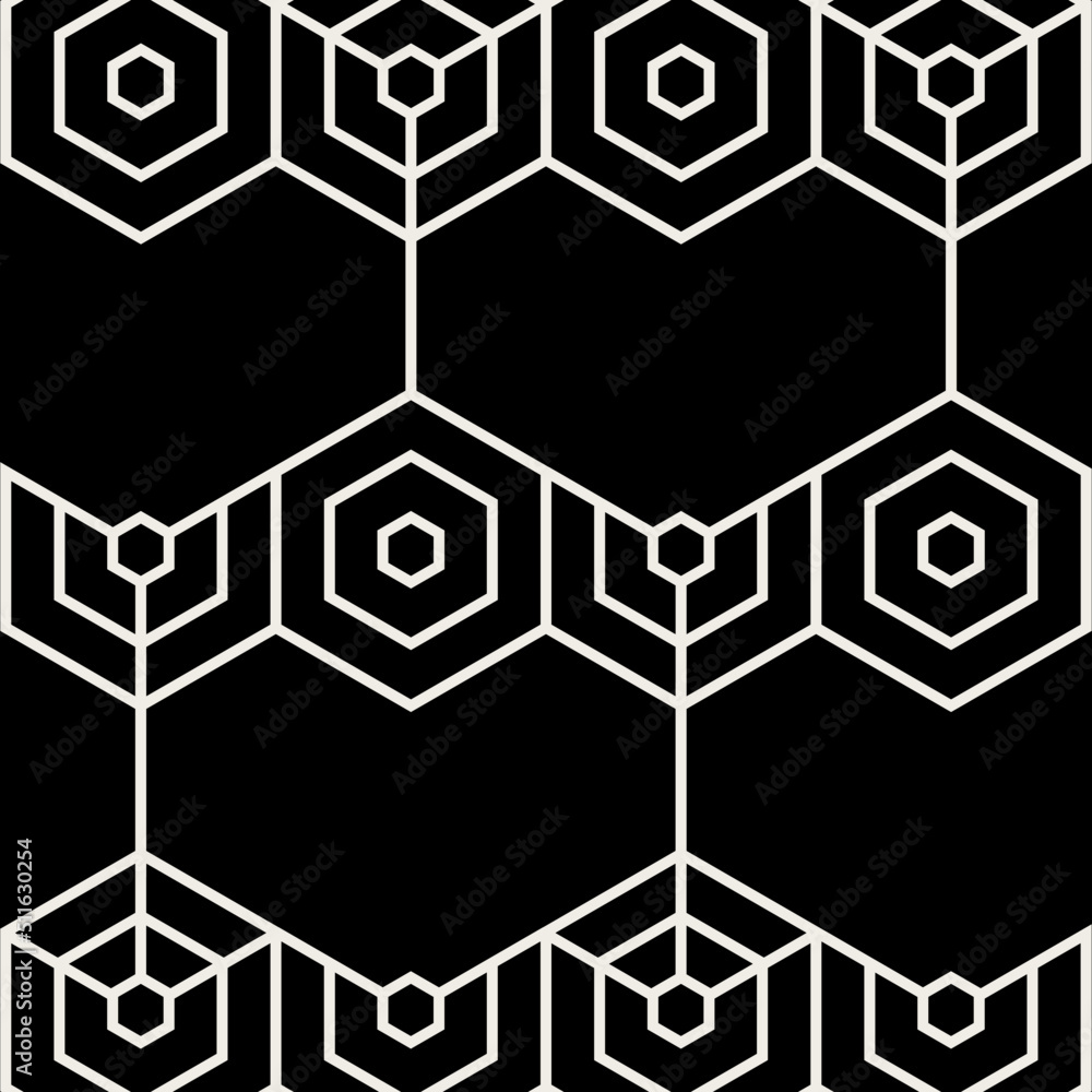 Aufkleber geometric seamless patterns background design. abstract line art pattern for wallpaper