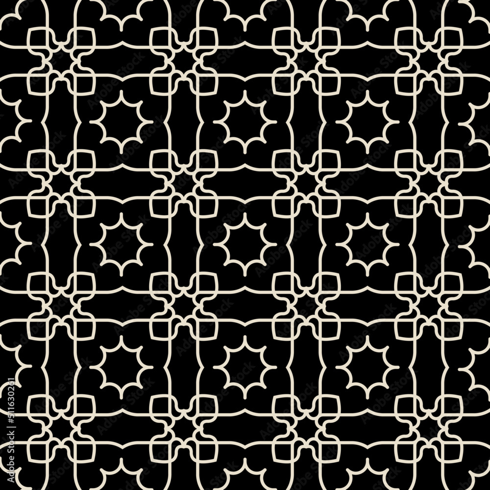 Aufkleber geometric seamless patterns background design. abstract line art pattern for wallpaper