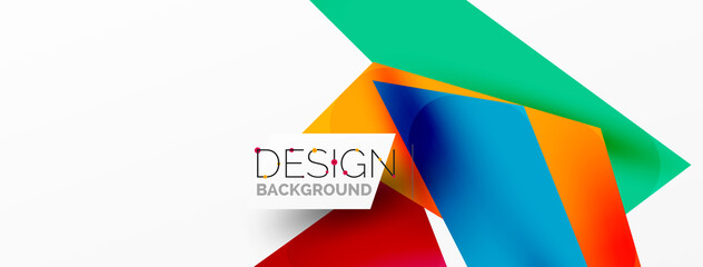 Background abstract overlapping shapes. Minimal composition vector illustration for wallpaper banner background or landing page