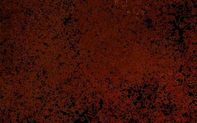 Dark Orange vector texture with beautiful stars.