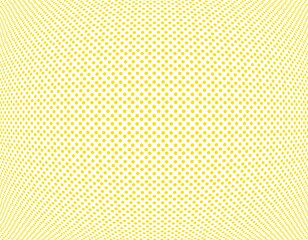 	背景　壁紙　水玉　ドット　膨張　歪み　黄色
