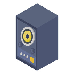 Obraz premium gray loudspeaker design