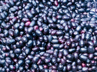 background of blueberries sell in market , black berry photography 