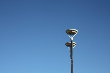 street lamp in the sky