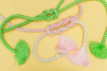 日本の伝統　帯締め