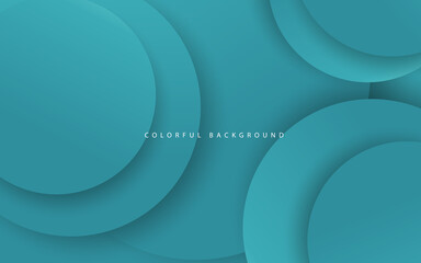 Abstract paper cyan color background