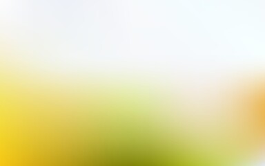 Light green, yellow vector abstract blur layout.