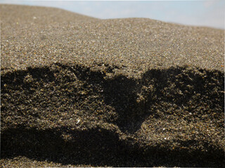 sand court on the beach