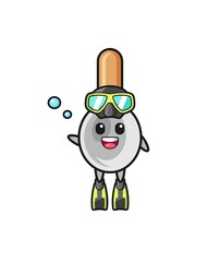 the cooking spoon diver cartoon character
