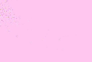 Light Pink, Green vector layout with circle shapes.