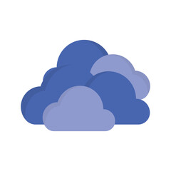 Cloudy icon design template vector illustration