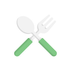 Fototapeta premium Baby cutlery icon design template vector illustration