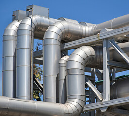 Pipeline of the power station