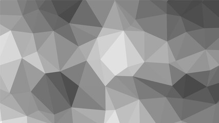 Obraz premium Monochrome geometric pattern . Low poly design 