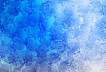 Light Blue, Yellow vector abstract backdrop with roses, flowers.