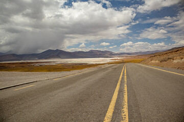 Naklejka premium Desierto desert atacama 
