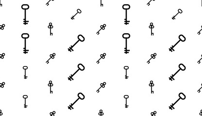 Key Icon Seamless Pattern Y_2109001