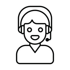 support service Finance Related Vector Line Icon. Editable Stroke Pixel Perfect.