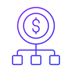 network Finance Related Vector Line Icon. Editable Stroke Pixel Perfect.