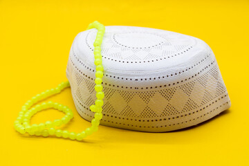 Islamic headdressor or skull-cap are usually worn by Muslim men, sometimes as a simple cap and...