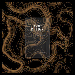 Modern creative abstract marble vector