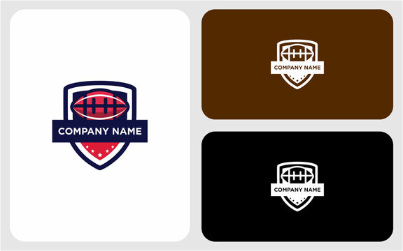rugby, american football icon vector logo
