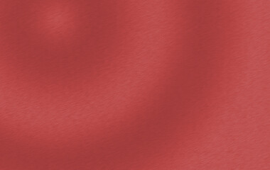 Red metal plate background or red brushed steel surface