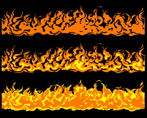 広がる炎・リピート素剤