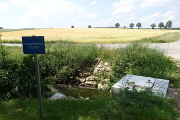 Schöne Landschaft in Bayern/Donau-Ries/Deutschland