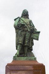 Monument to David Teniers Younger at Teniersplaats in Antwerp, Belgium