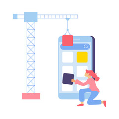 Pillar Crane Apps Composition