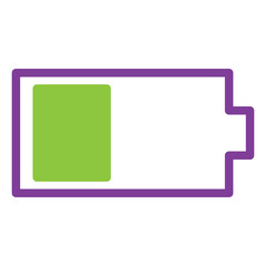 Fototapeta premium battery icon