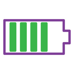 Obraz premium battery icon