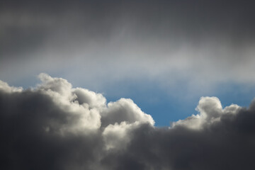 Blue sky with clouds