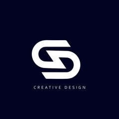 Letter DG or GD Logo Design Using letter G and D , DG or GD Monogram