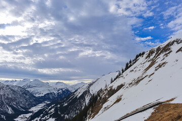 Jöchelspitze Gipfel in den Allgäuer Alpen