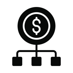 network Finance Related Vector Line Icon. Editable Stroke Pixel Perfect.