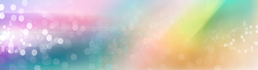 abstract bokeh background blue Orange and green
