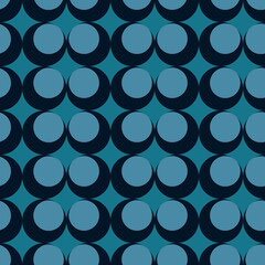 Abstract circles seamless pattern design