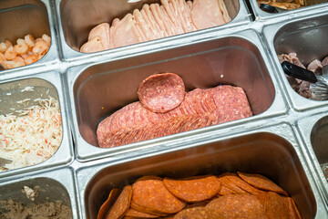 Various Kind of Meats and Cheese