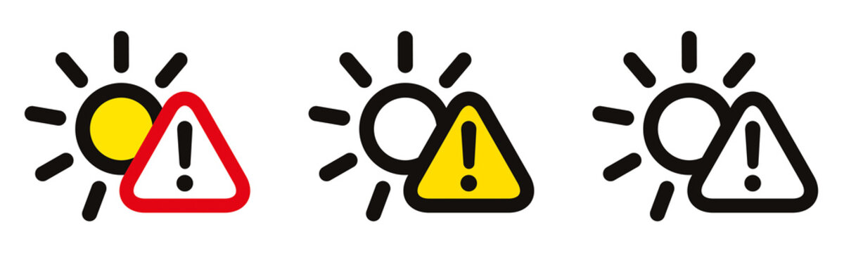DANGER SOLEIL ICÔNE