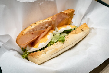 Sandwich of Ham and Cheese