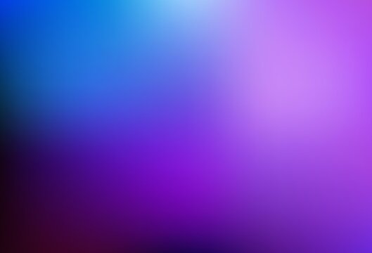 Dark pink, blue vector blur background.