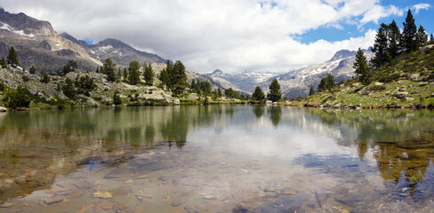 Ordicuso lakes in Baños de Panticosa, Pyrenees of Huesca