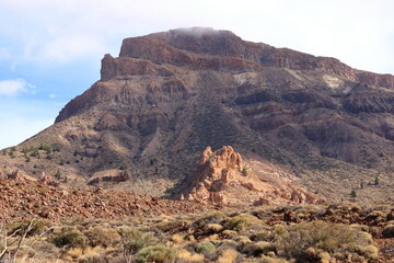 Teide National Park on Tenerife, with lava fields and the Teide volcano