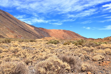 Teide National Park on Tenerife, with lava fields and the Teide volcano