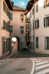 beautiful view of San Daniele del Friuli in the province of Udine in Friuli Venezia Giulia home of raw ham