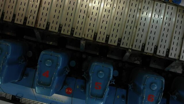 Above engine of vessel