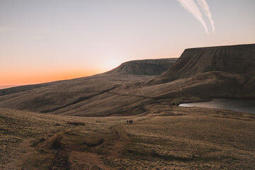 Llyn y Fan Fach at sunrise, Brecon Beacons.