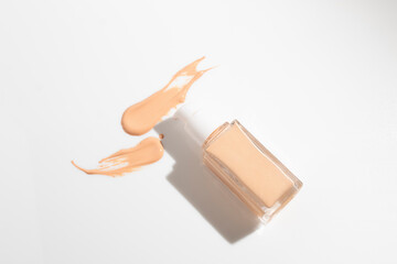 mockup of makeup powder foundation primer cc cushion skin care bottle cosmetic tube of beauty,...